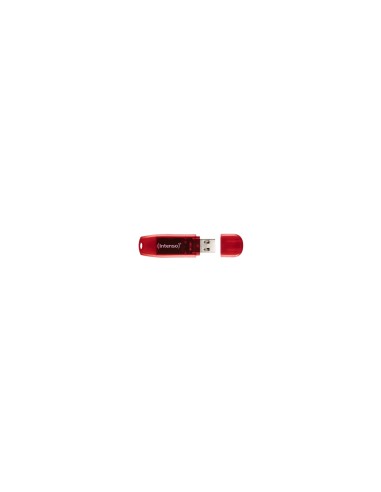 Intenso Rainbow Line unidad flash USB 128 GB USB tipo A 2.0 Rojo, Transparente