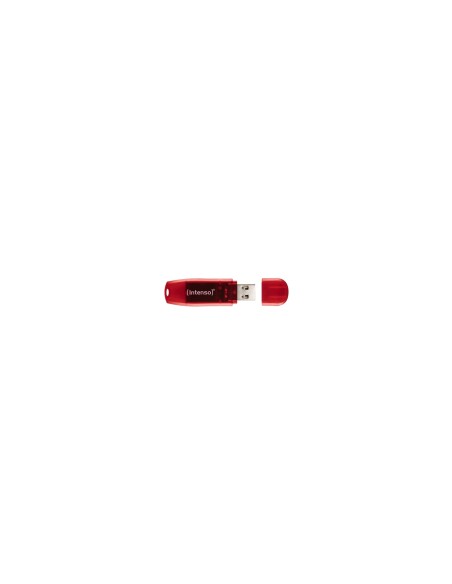 Intenso Rainbow Line unidad flash USB 128 GB USB tipo A 2.0 Rojo, Transparente