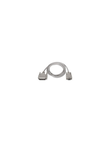 Nanocable CABLE SERIE NULL MODEM DB9/H-DB25/M 1.8 M