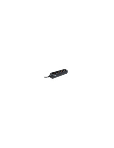 Equip 333281 base múltiple 1,1 m 4 salidas AC Negro