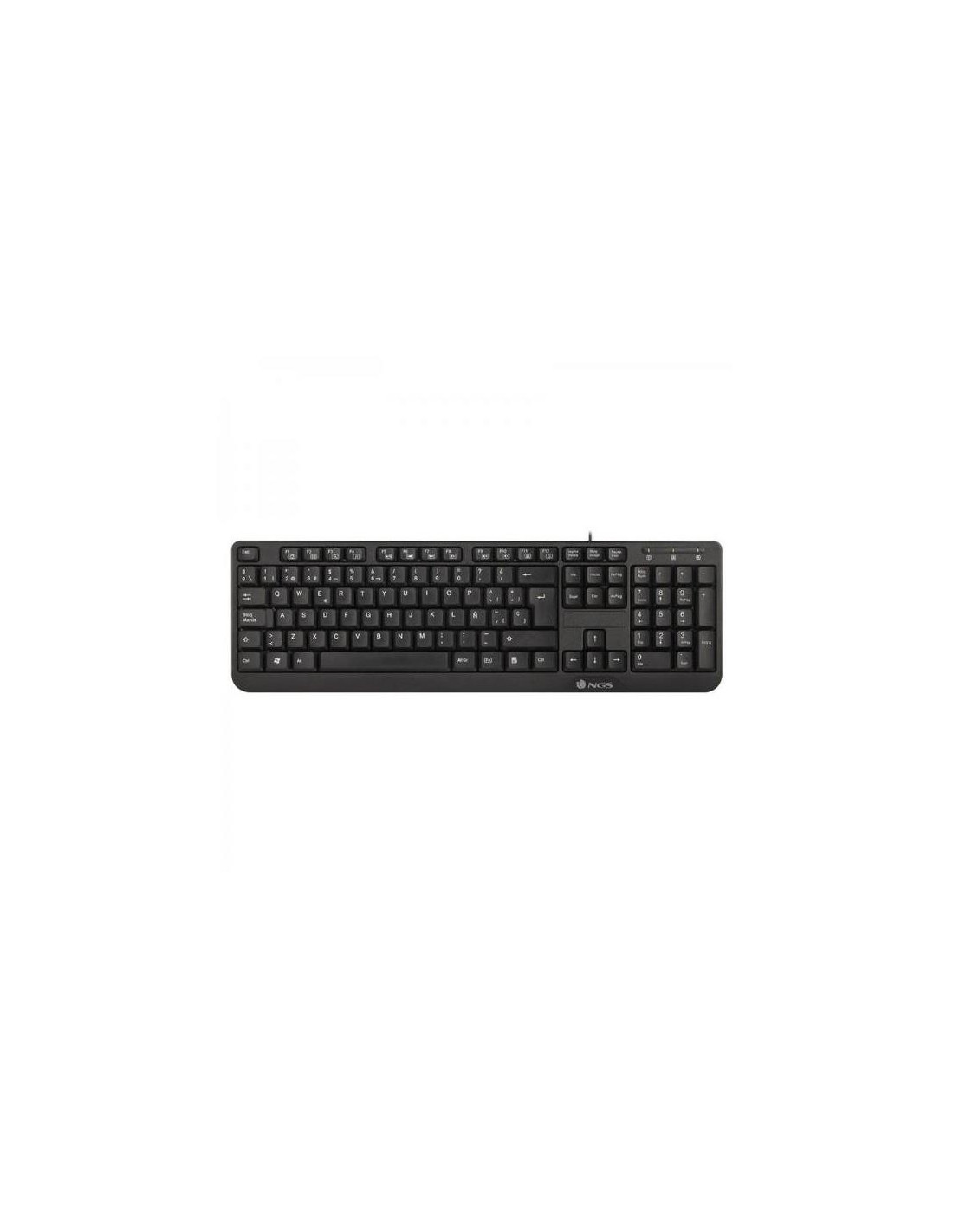 TECLADO NGS FUNKY USB MULTIMEDIA BLACK