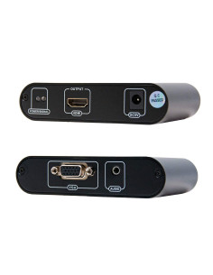 Nanocable Conversor SVGA+Audio a HDMI con Alimentación, SVGA/H+Jack 2