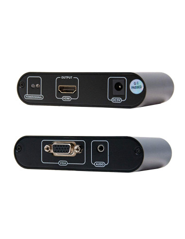 Nanocable Conversor SVGA+Audio a HDMI con Alimentación, SVGA/H+Jack