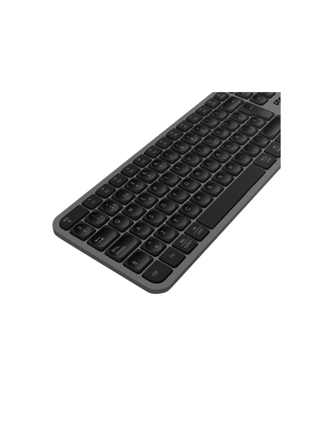 TECLADO PHOENIX K300 MULTIDISPOSITIVO WIRELESS BLACK