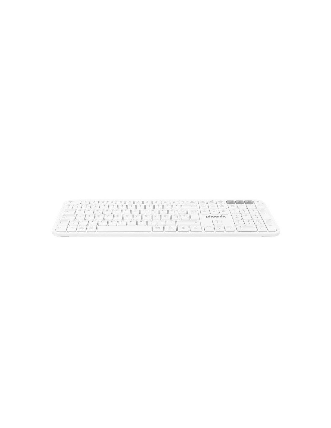 TECLADO PHOENIX K300 MULTIDISPOSITIVO WIRELESS WHITE