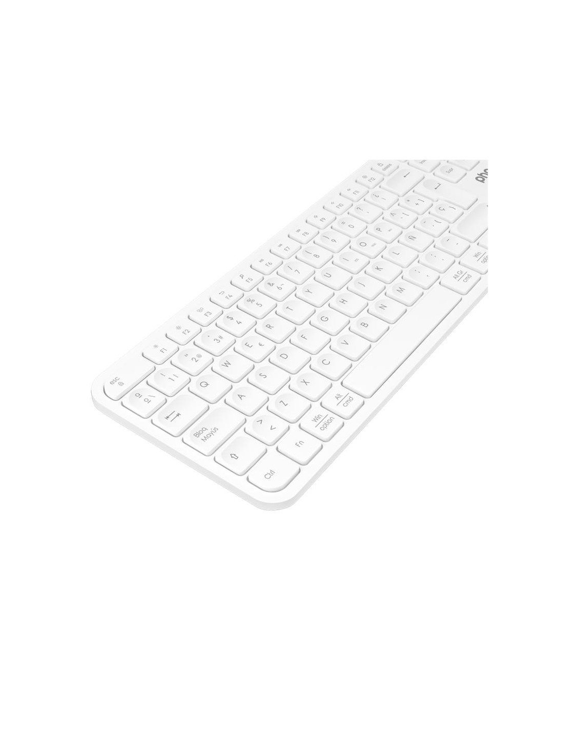 TECLADO PHOENIX K300 MULTIDISPOSITIVO WIRELESS WHITE