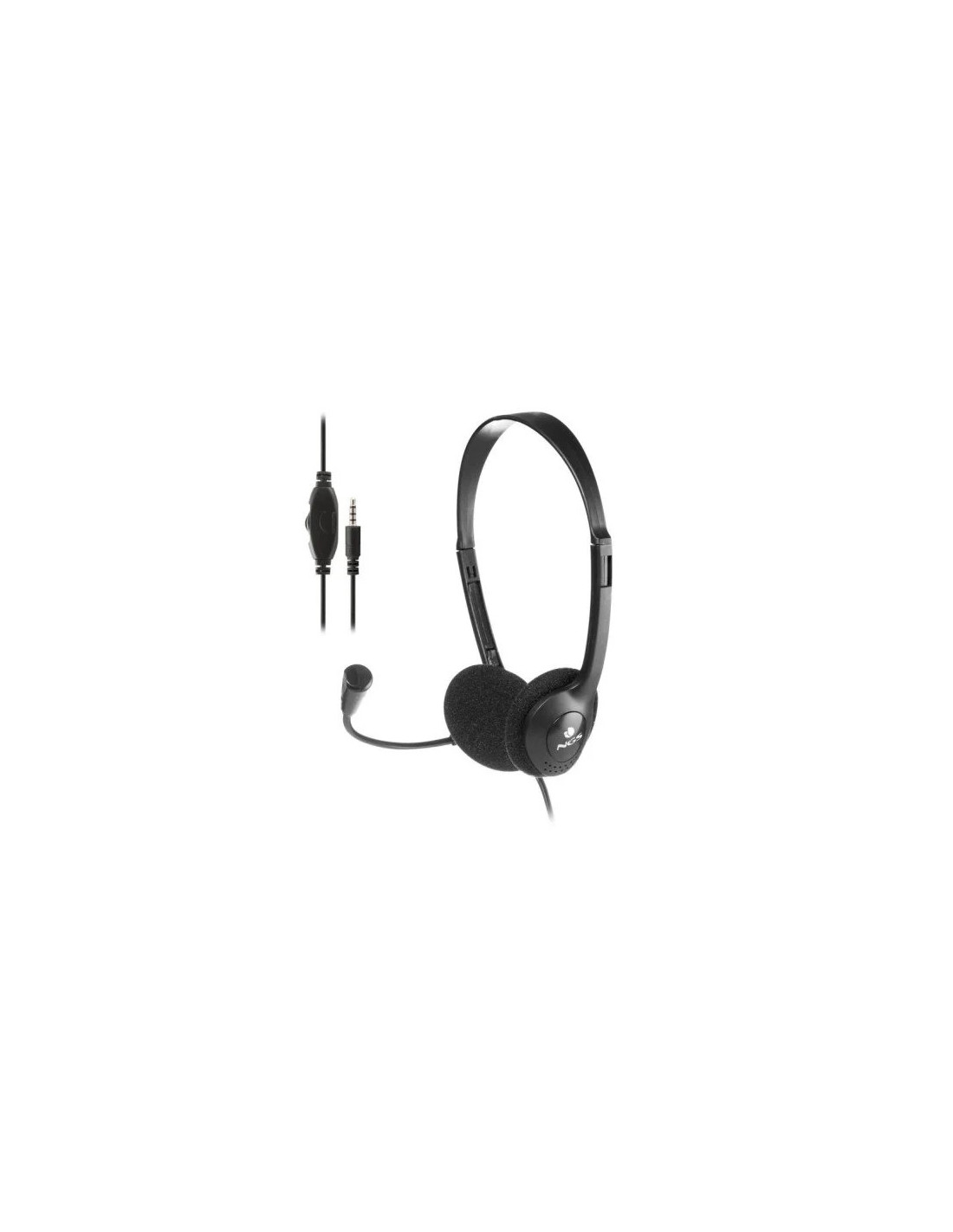 AURICULARES + MICROFONO NGS MS103MAX JACK 3.5 BLACK