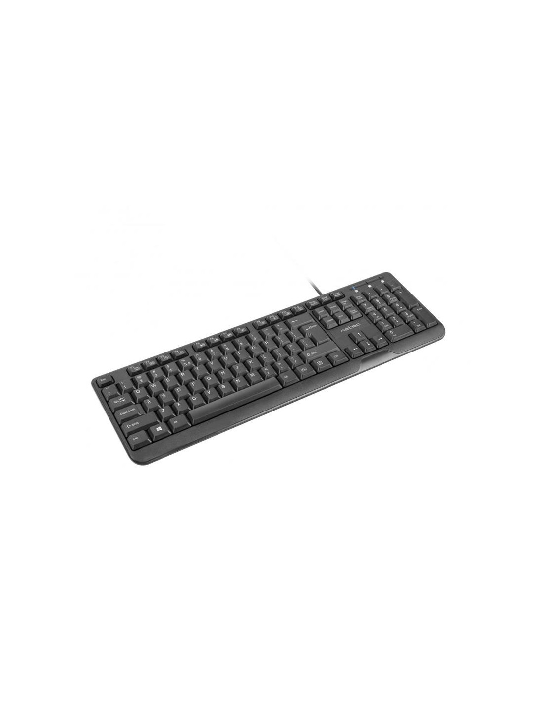 TECLADO NATEC TROUT SLIM USB MULTIMEDIA BLACK