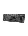 TECLADO NATEC TROUT SLIM USB MULTIMEDIA BLACK