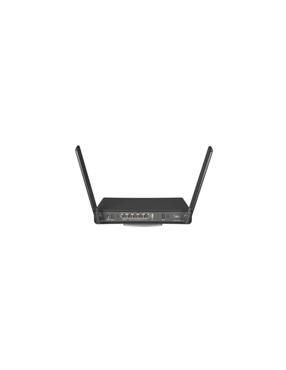 Mikrotik hAP acÂ³ router inalámbrico Gigabit Ethernet Doble banda PoE (2,4 GHz / 5 GHz) Negro