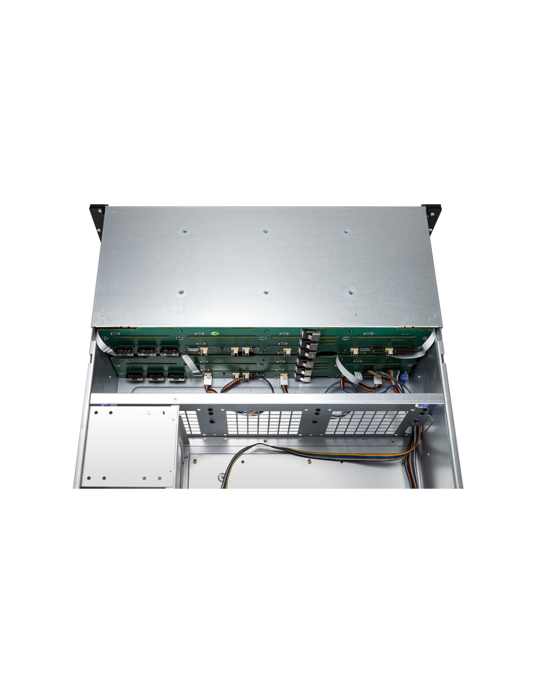 UNYKAch Servidor Rack Hot Swap 4U / 24 BahÍ­as Negro, Plata