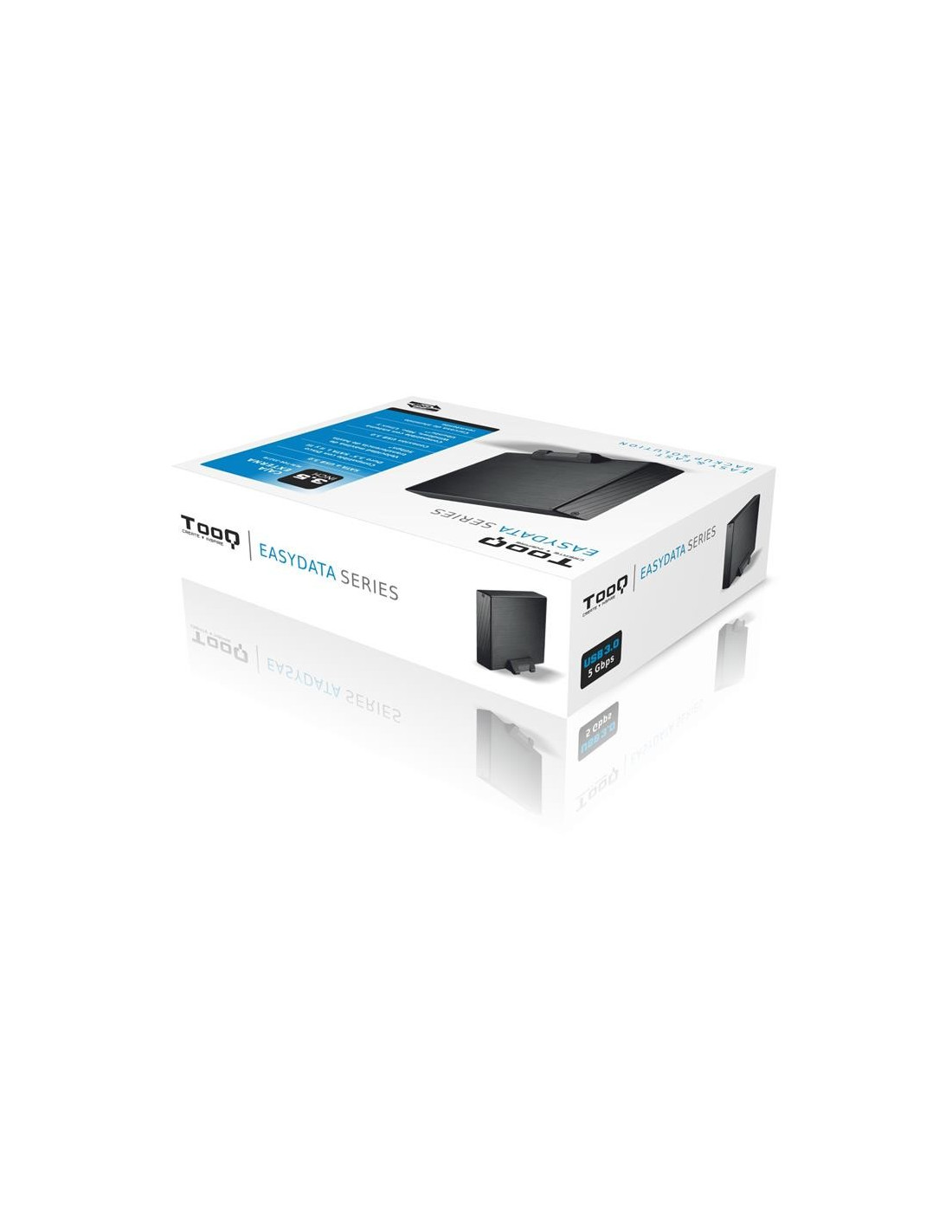CAJA EXTERNA TOOQ HDD 3.5 USB 3.0 BLACK