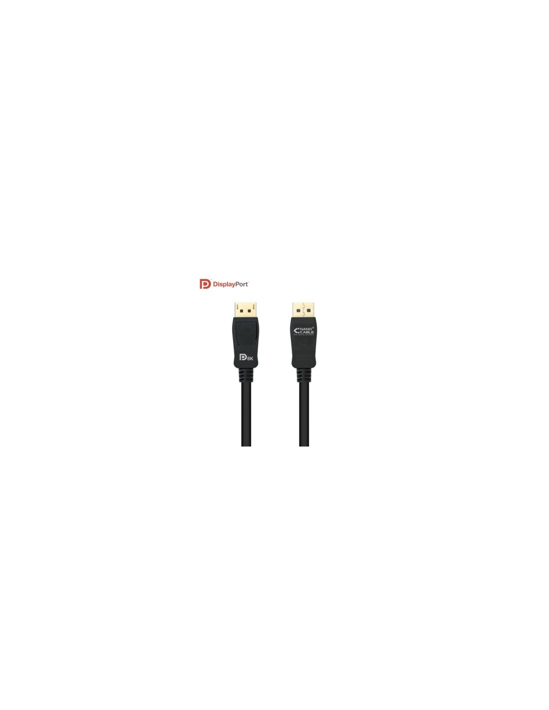 Nanocable Cable DISPLAYPORT 1.4 CERTIFICADO VESA, DP/M â€“ DP/M, Negro, 1.5 m
