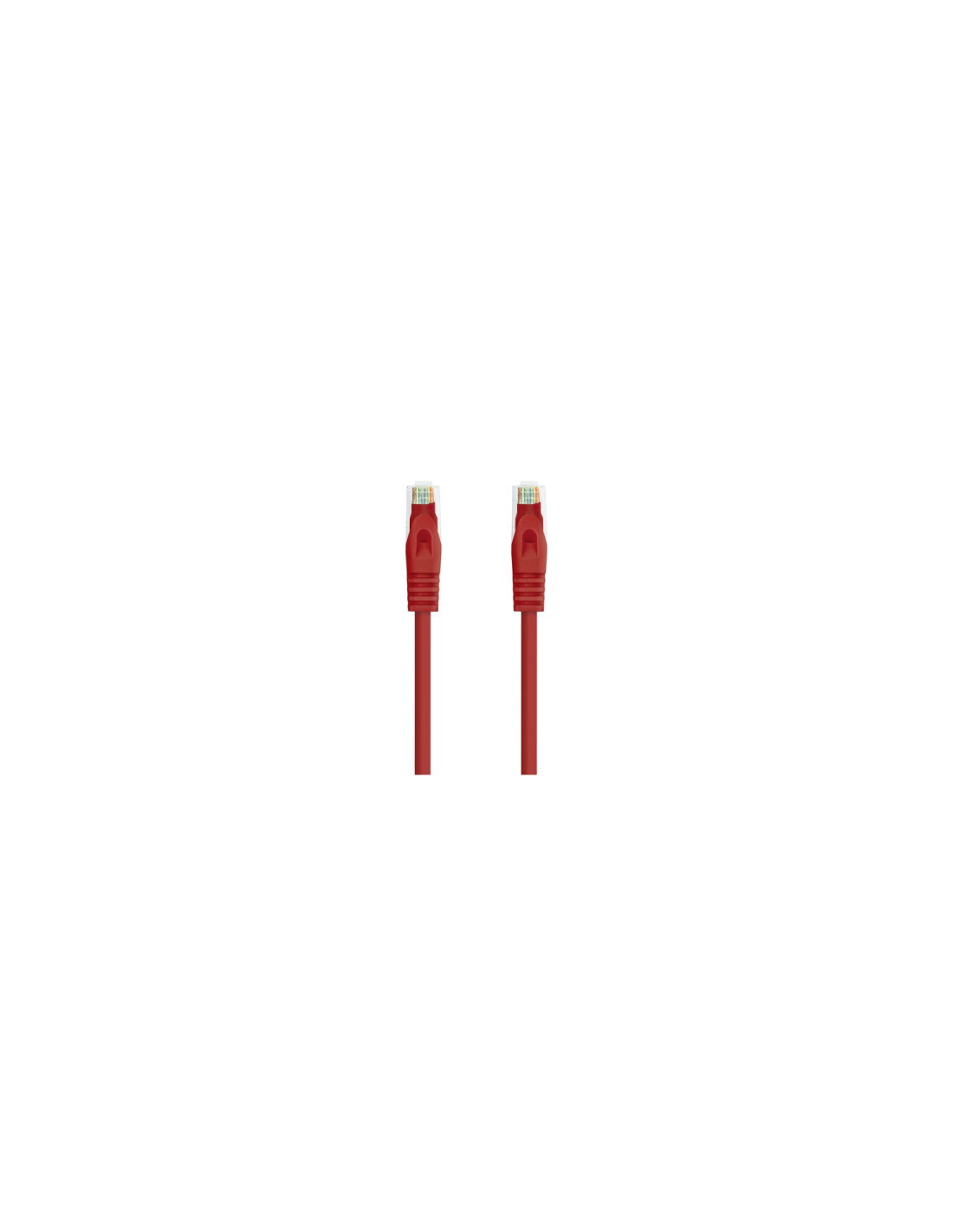 Nanocable Cable Red Latiguillo RJ45 LSZH CAT.6A UTP AWG24, Rojo, 25 cm