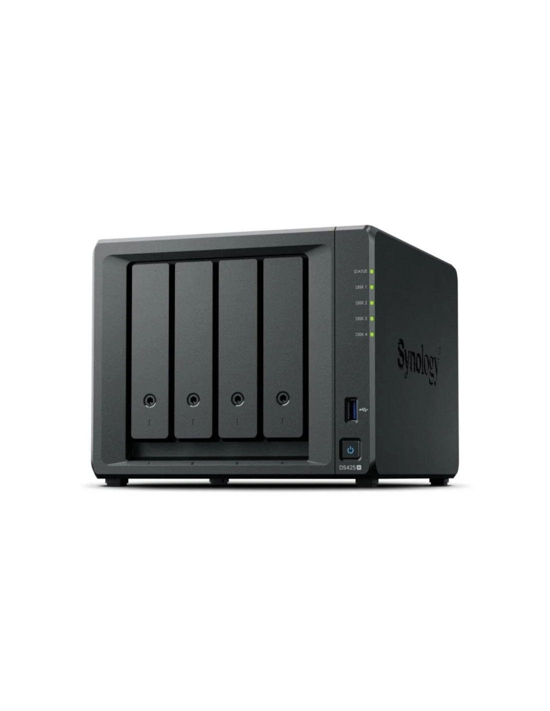 UNIDAD NAS SYNOLOGY DS425+ 4 HDD/SSD DISKSTATION CPU 2.7GHZ 2GB BLACK