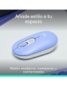 RATON LOGITECH POP MOUSE WIRELESS BLUETOOTH PURPLE