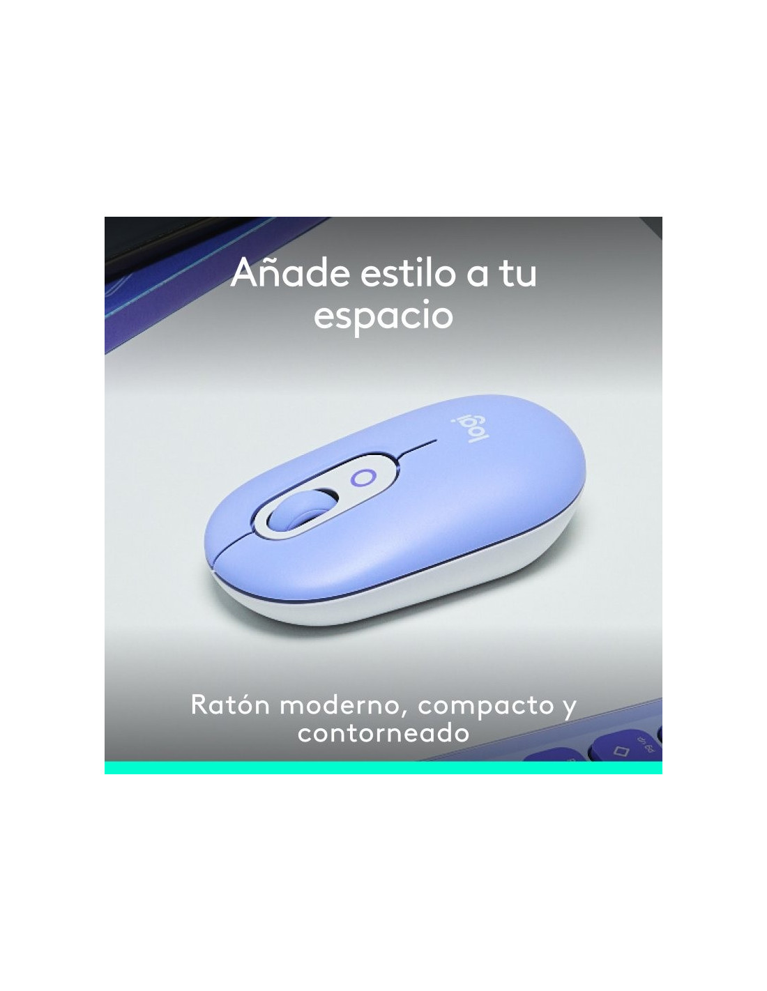 RATON LOGITECH POP MOUSE WIRELESS BLUETOOTH PURPLE
