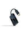 Nanocable Conversor DISPLAYPORT a HDMI/DVI/VGA, 20 cm, Negro