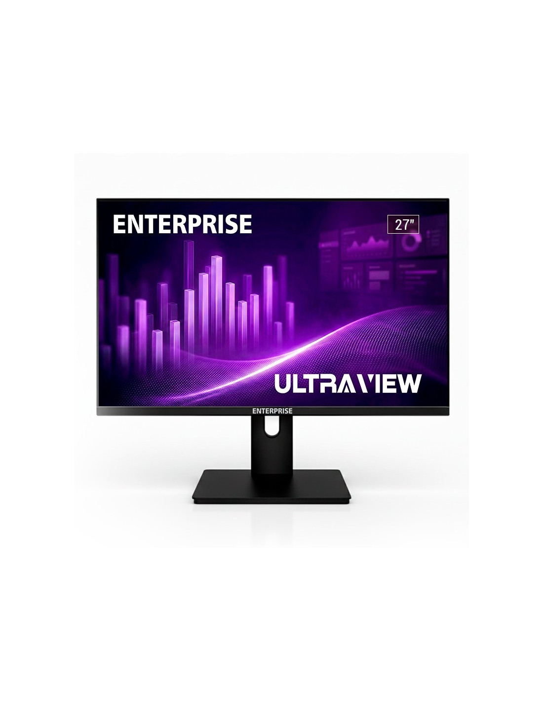 MONITOR ENTERPRISE ULTRA-VIEW 27 IPS QHD 2K 120HZ USB + HDMI + DISPLAYPORT ERGONOMICO MULTIMEDIA VESA 3YR GAR