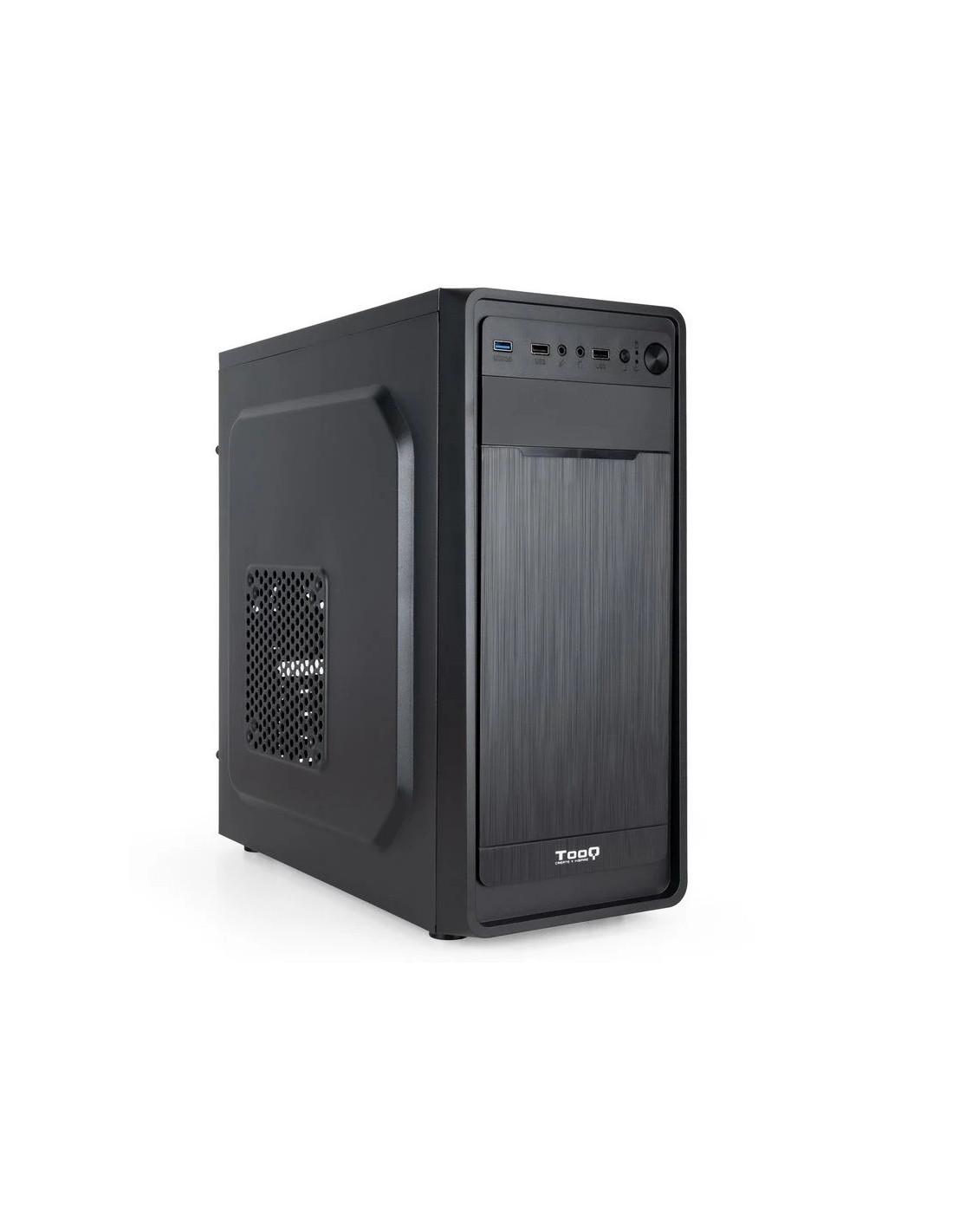 CAJA ORDENADOR TOOQ ATX USB 3.0 BLACK ( SIN FUENTE )