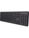 TECLADO TRUST VAIYA RECARGABLE WIRELESS BLUETOOTH BLACK