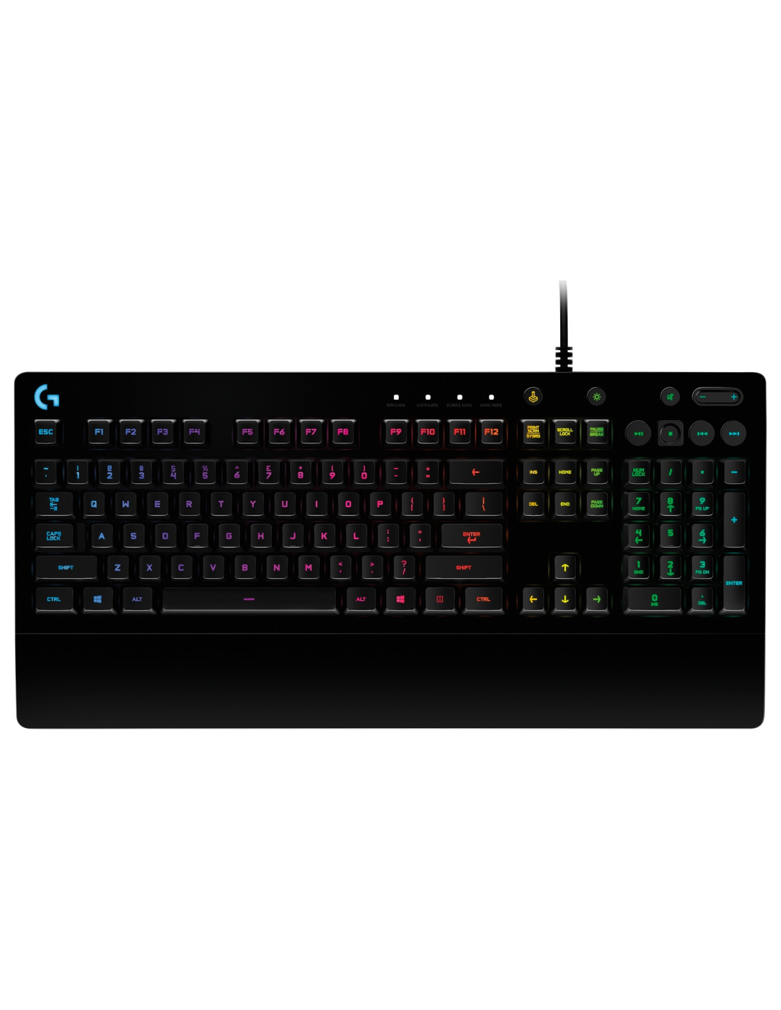 Logitech G G213 Prodigy teclado Juego USB QWERTY Portugués Negro