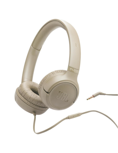 JBL Tune 530 Auriculares Alámbrico Diadema Música/uso diario Beige