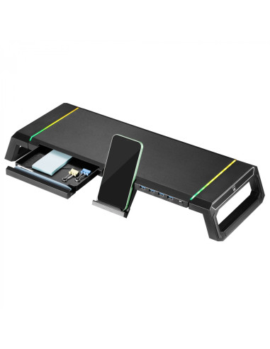 Ewent EW1268 soporte para monitor Escritorio Negro