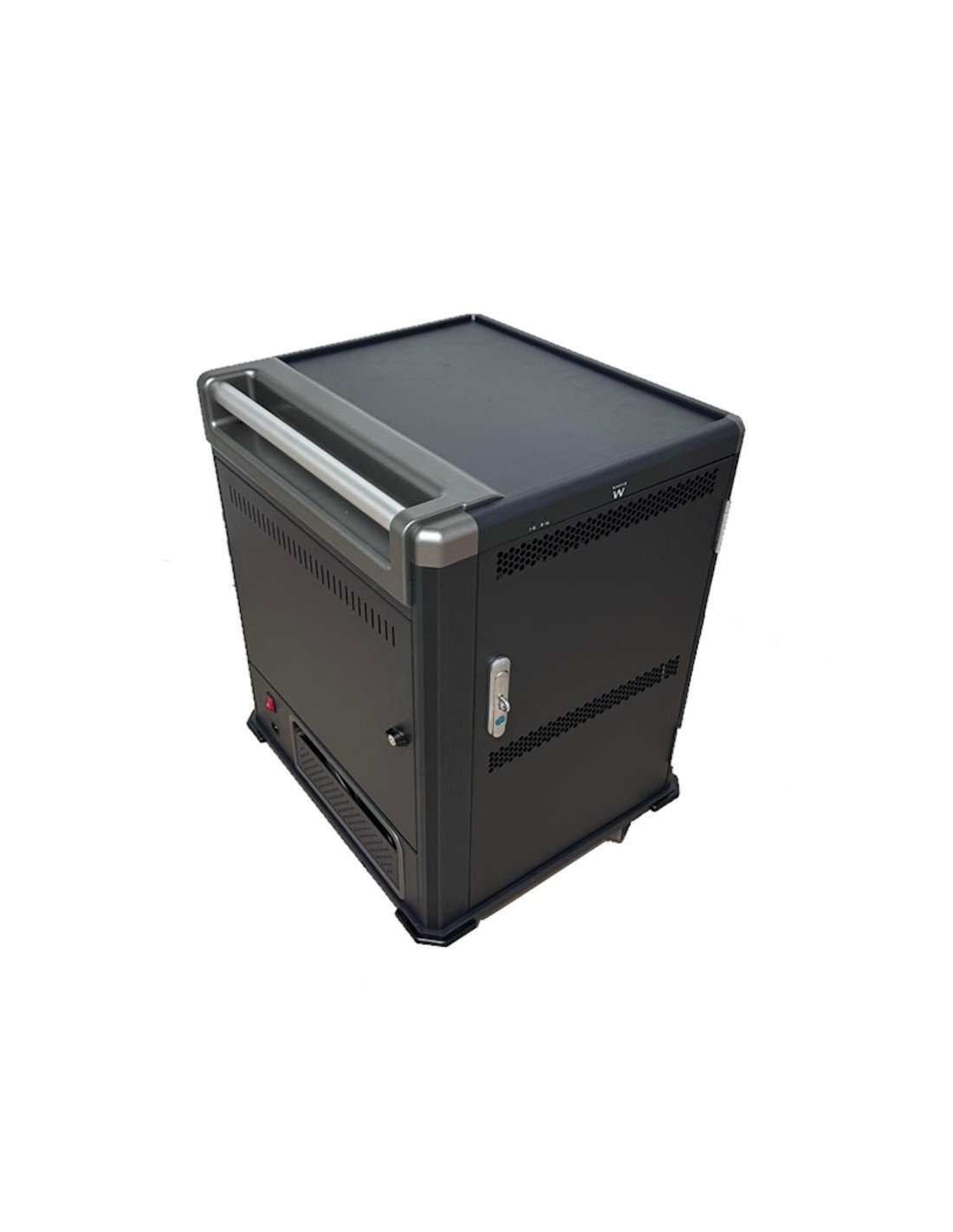 Ewent EW1703 carrito y armario de dispositivo portátil Carro de gestión y carga para dispositivos portátiles Negro, Gris