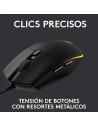 RATON LOGITECH G203 LIGHTSYNC RGB USB BLACK