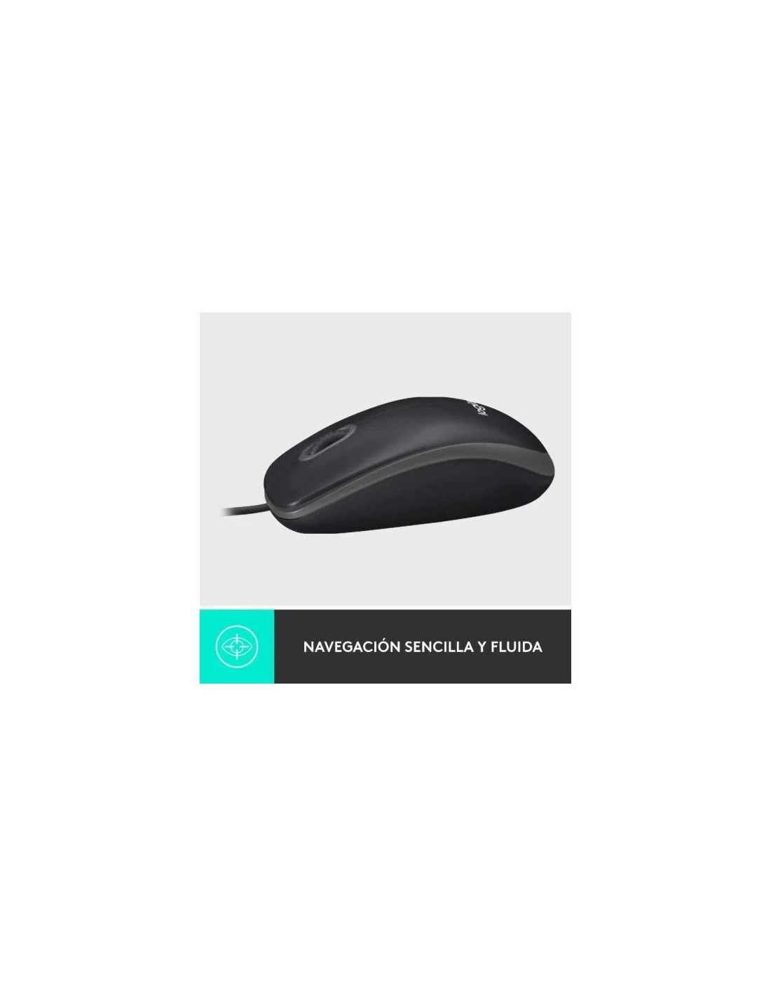 RATON LOGITECH M100 USB 1000DPI BLACK