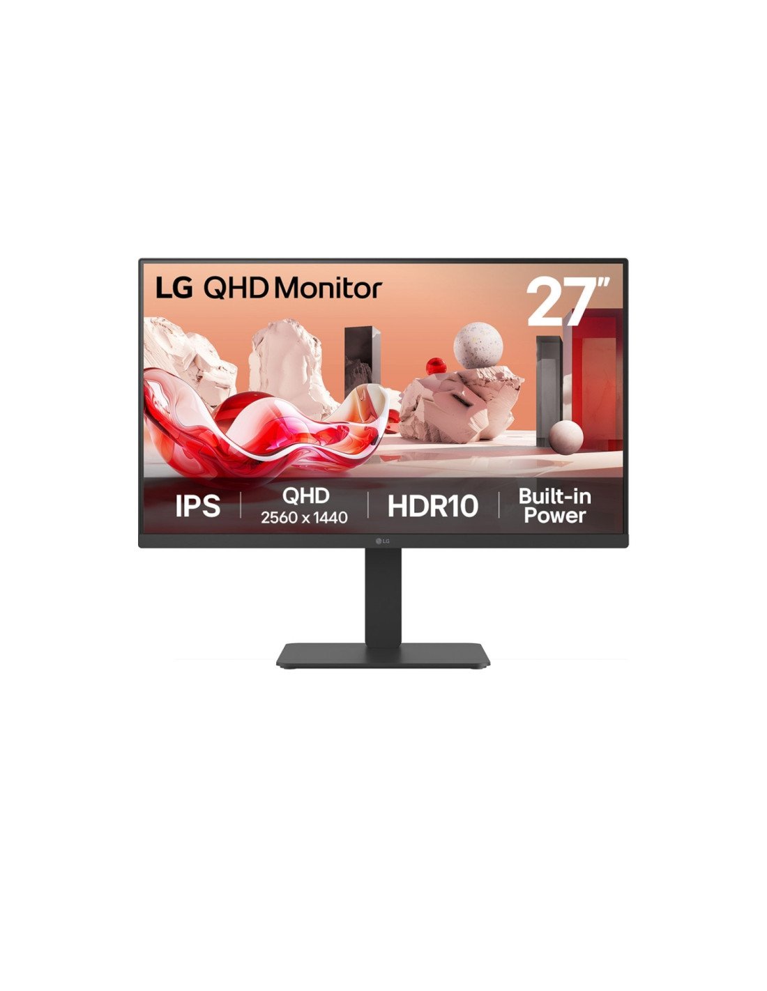 LG 27BA54QB-B pantalla para PC 68,6 cm (27") 2560 x 1440 Pixeles Quad HD LCD Negro