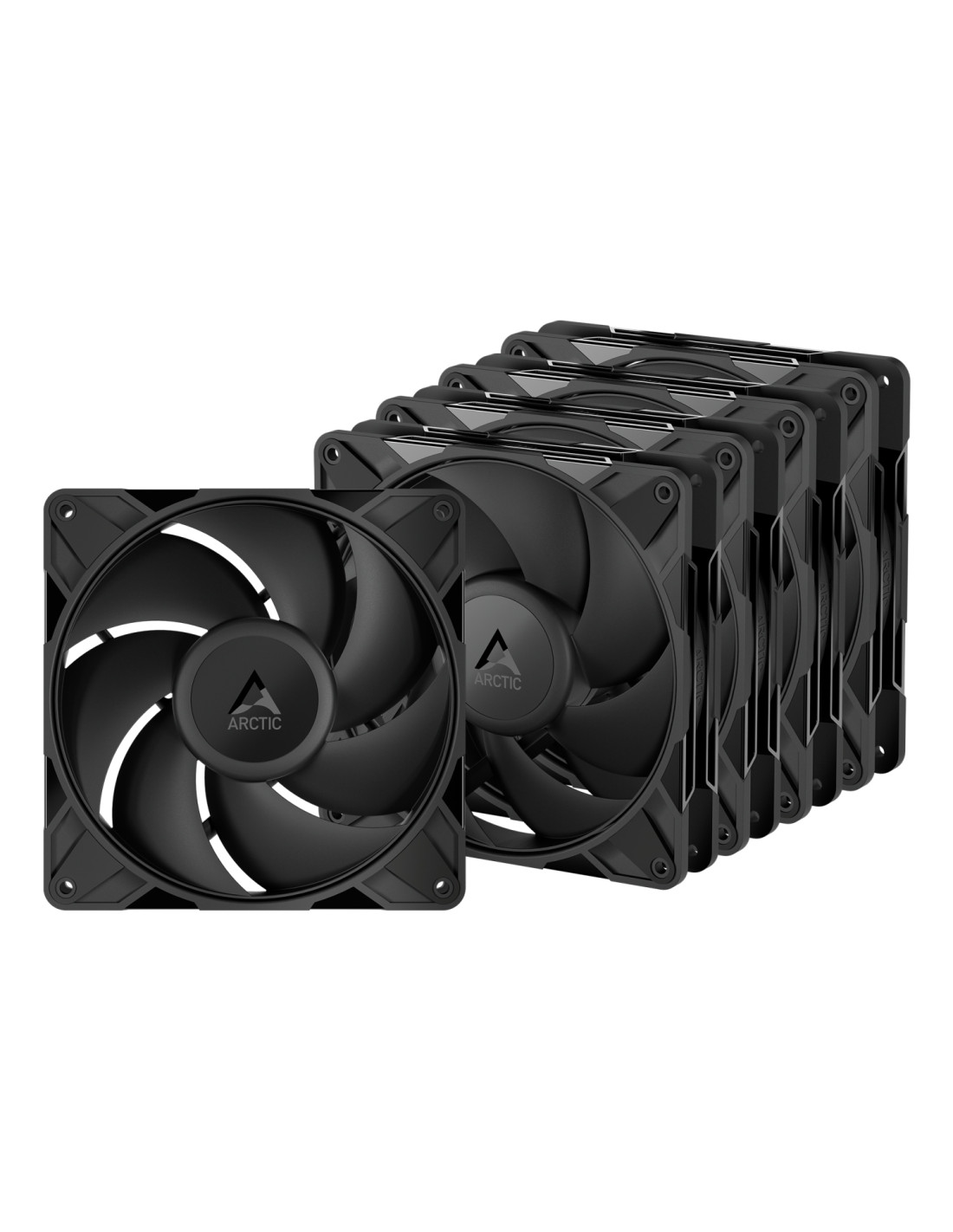 ARCTIC P14 Pro PST Carcasa del ordenador Ventilador 14 cm Negro 5 pieza(s)