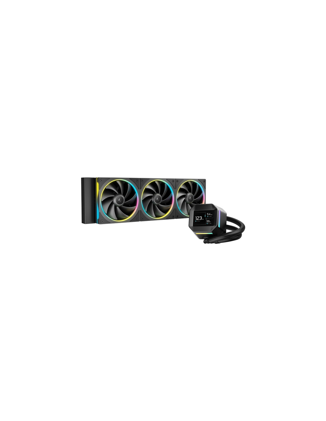 DeepCool LM360 Procesador Kit de refrigeración líquida 12 cm Negro 1 pieza(s)