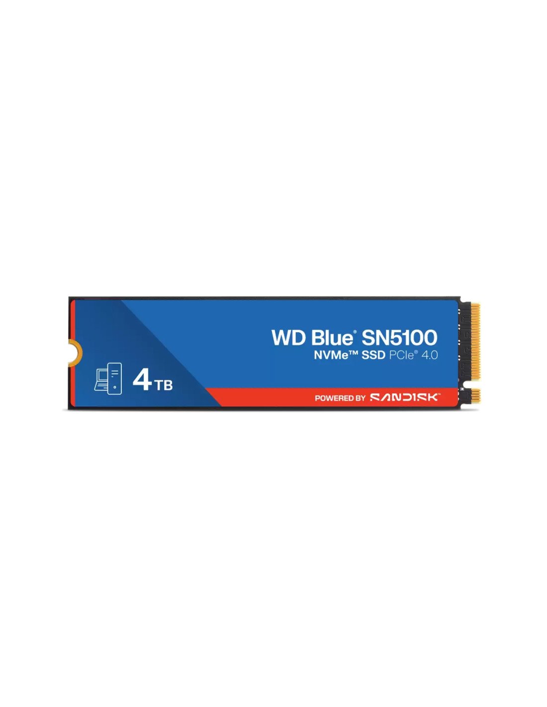 Western Digital WD Blue SN5100 4 TB M.2 PCI Express 4.0 NVMe QLC 3D NAND