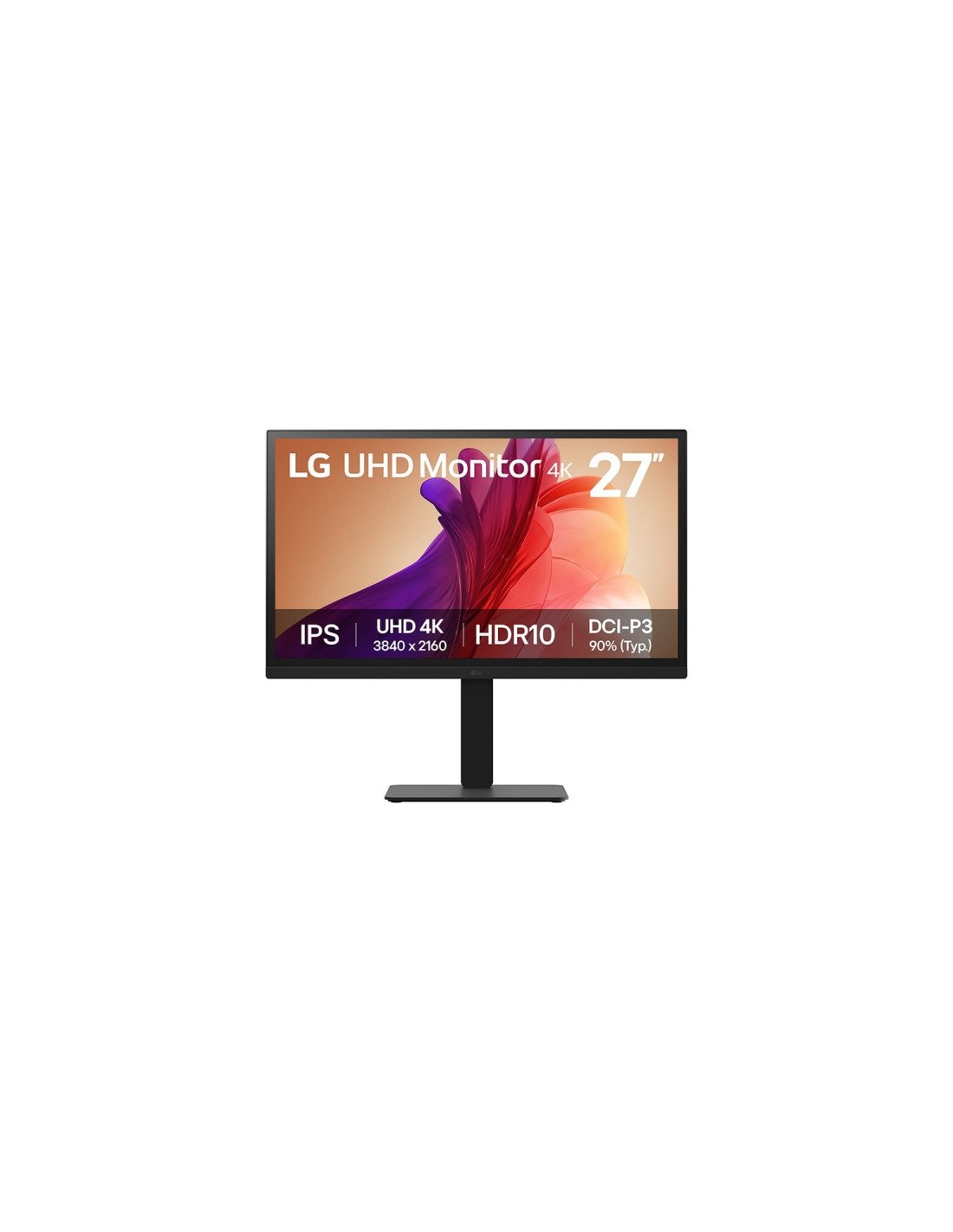 LG 27BA45U-B pantalla para PC 68,6 cm (27") 3840 x 2160 Pixeles 4K Ultra HD Negro