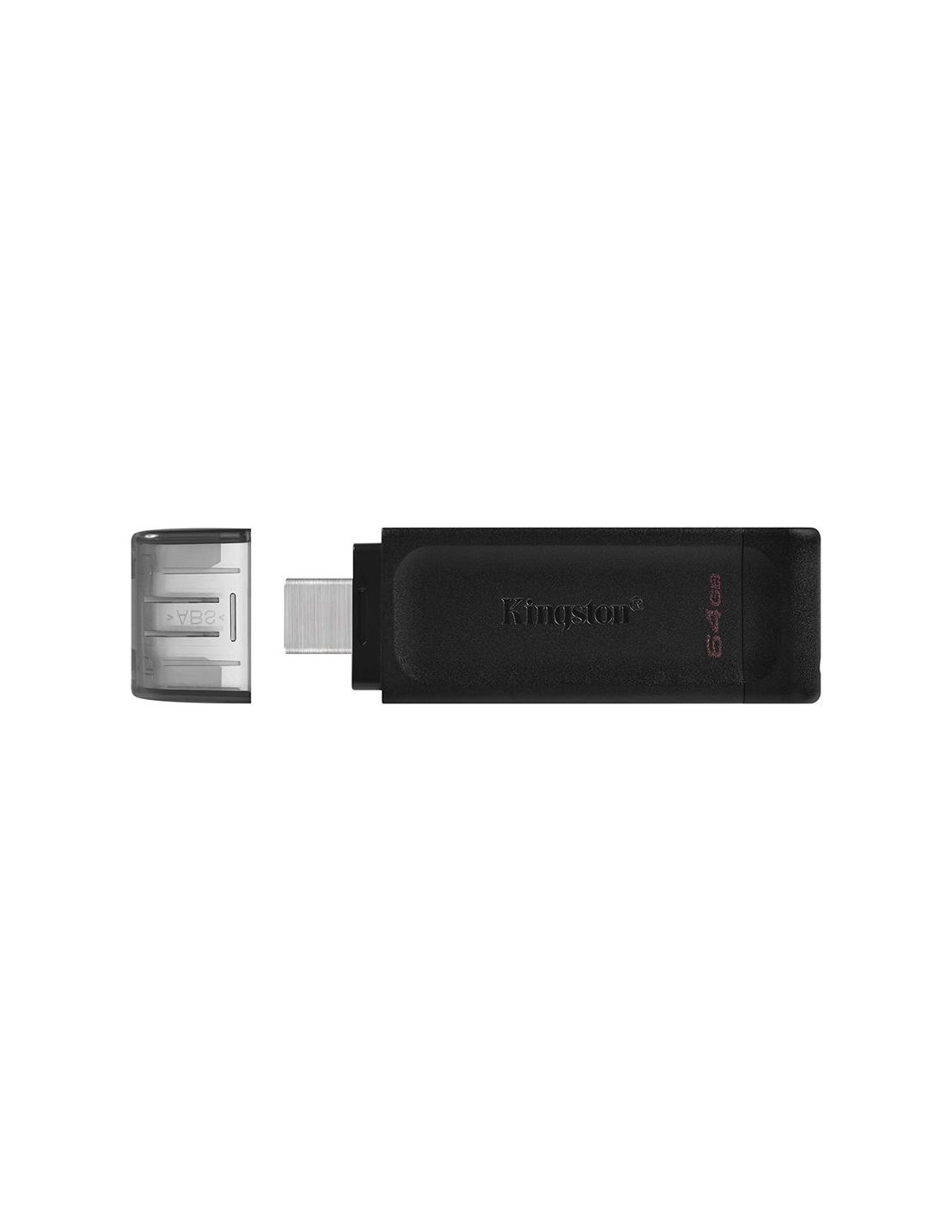 PEN DRIVE 64GB KINGSTON USB-C 3.1 BLACK