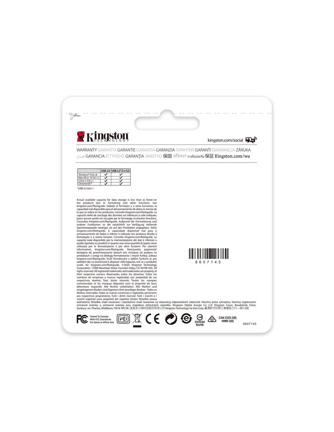 PEN DRIVE 64GB KINGSTON USB-C 3.1 BLACK