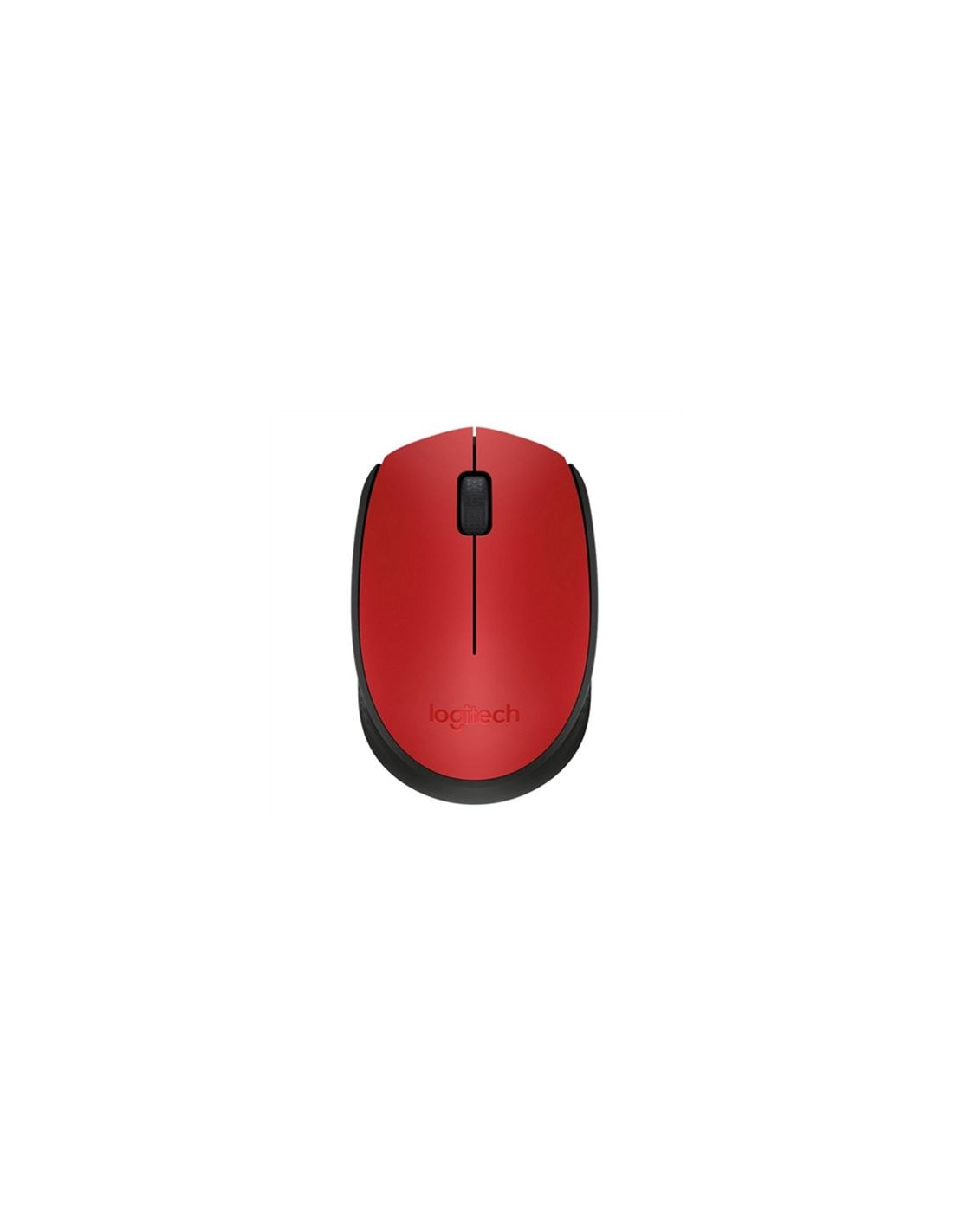 RATON LOGITECH INALAMBRICO M171 1000DPI ROJO