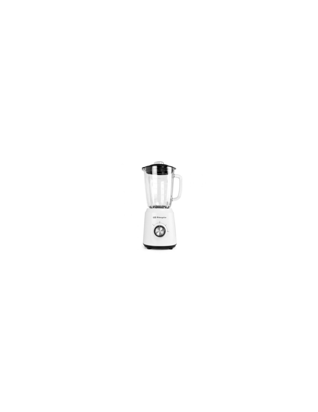 Batidora de vaso orbegozo bv 5040 500w 2 velocidades capacidad 1.5l blanco 17665