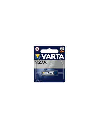 Varta pila alcalina V27A 12v azul blanco