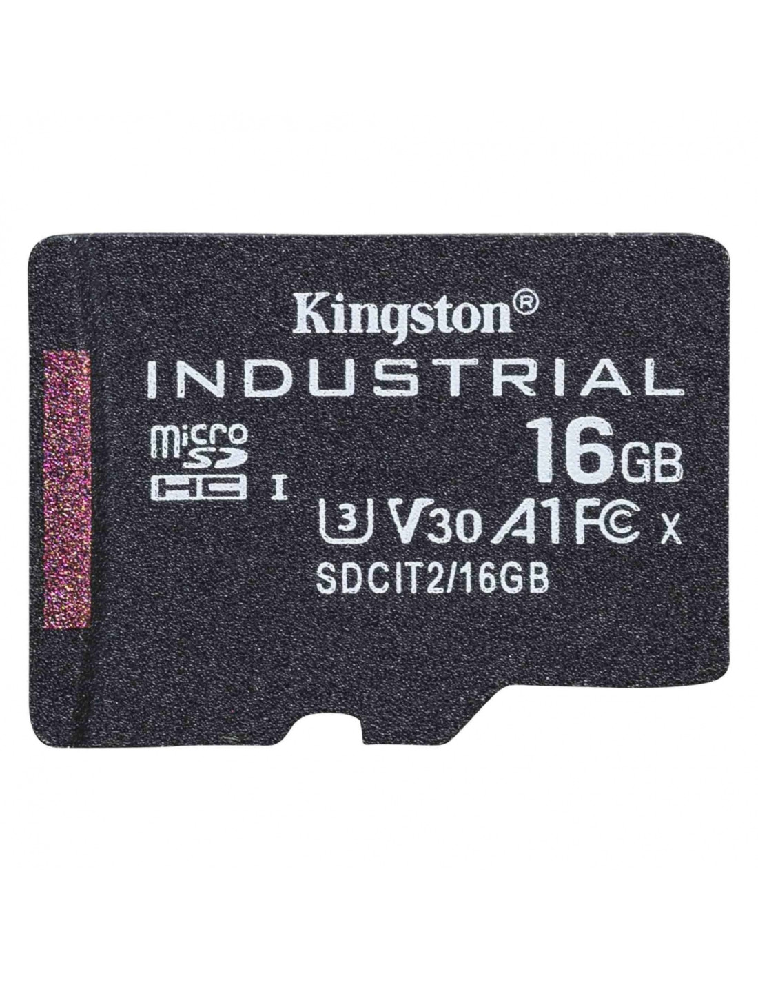 Kingston Technology Industrial Memoria Microsdhc 16gb UHS-I Clase 10 negro