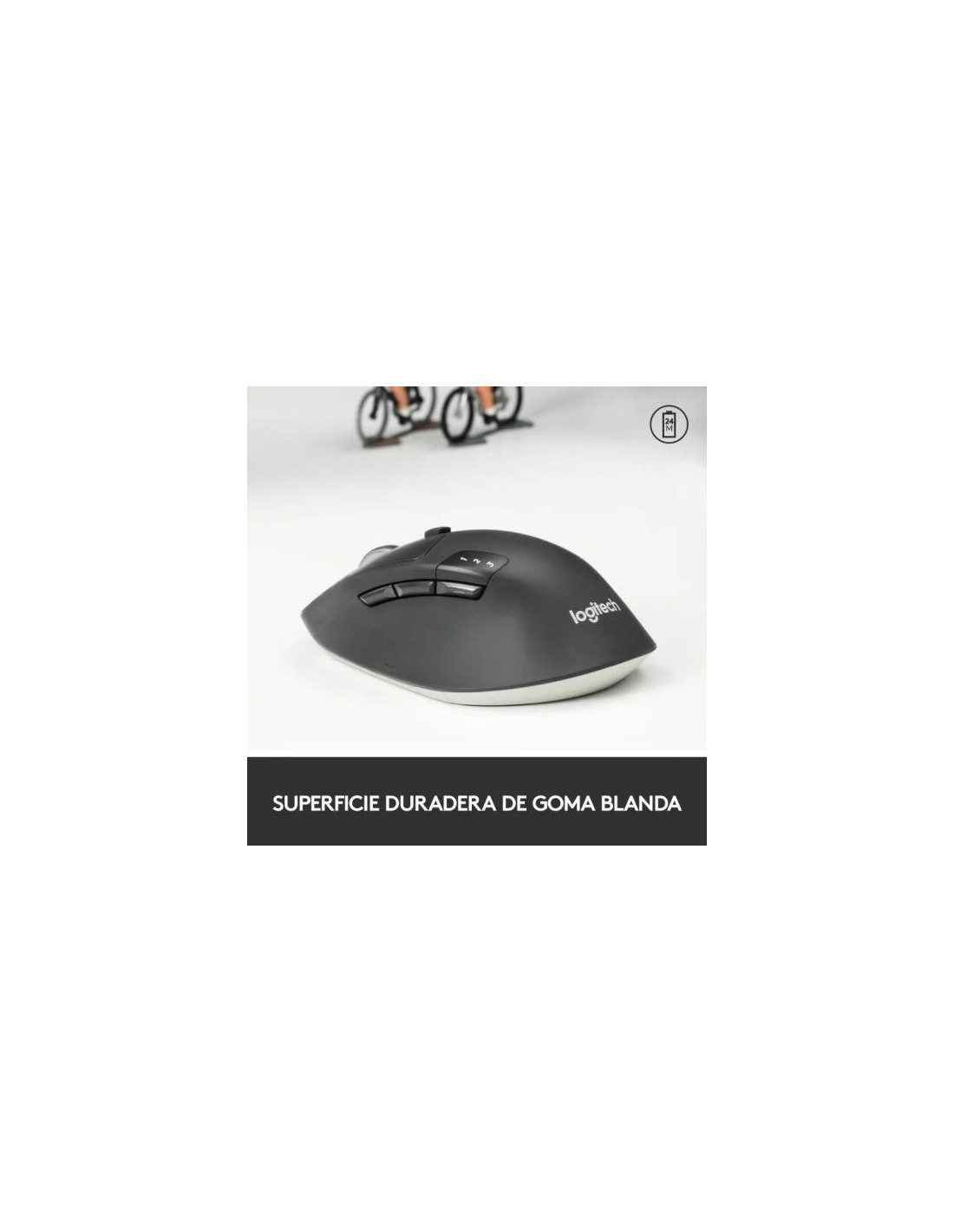 RATON LOGITECH TRIATHLON M720 WIRELESS BLUETOOTH 1000DPI BLACK