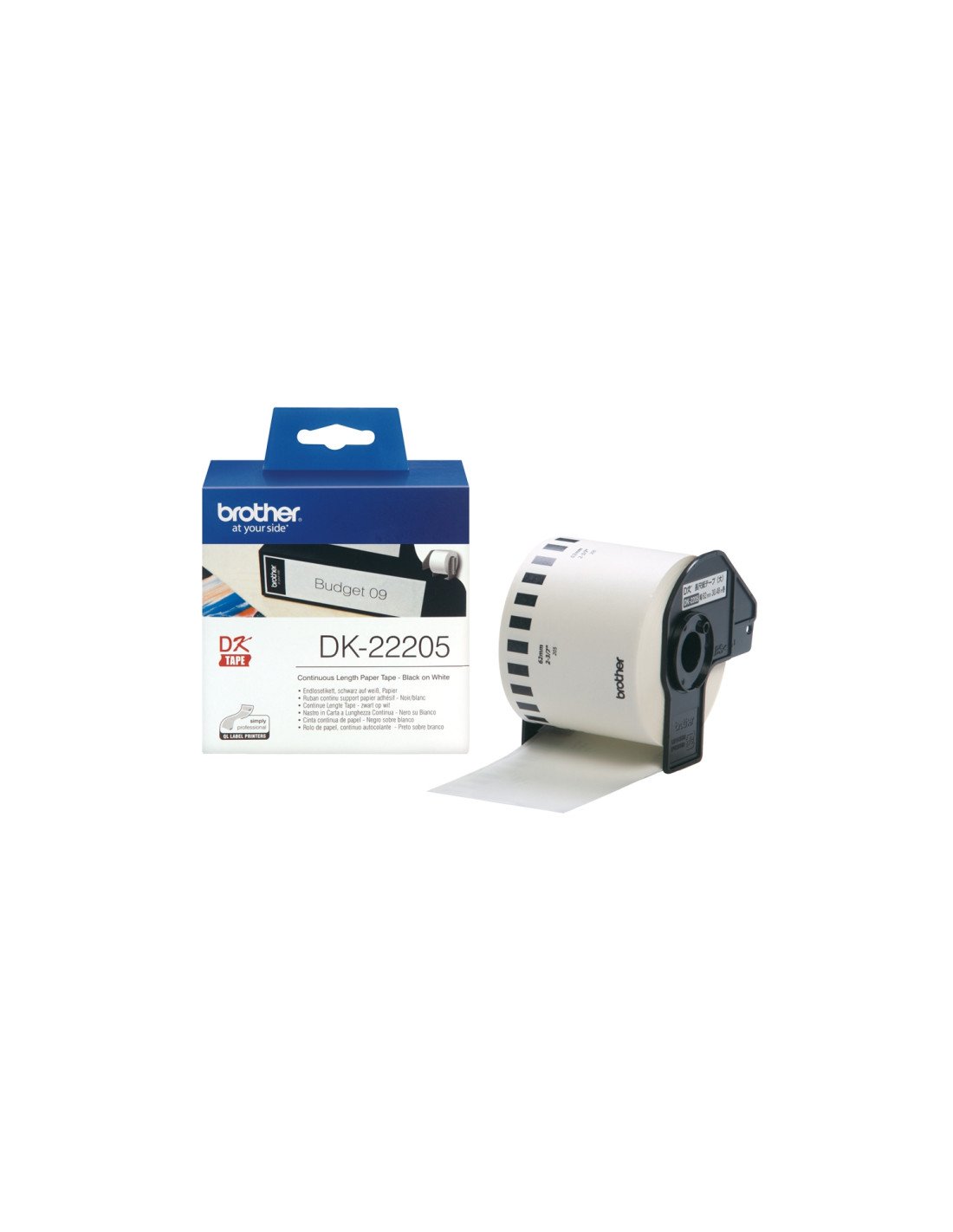 Brother Cinta continua de papel térmico (blanca)