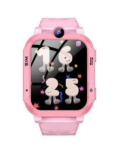 Blackview Z20 Smartwatch para Niños con GPS, Boton SOS y  4G Rosa