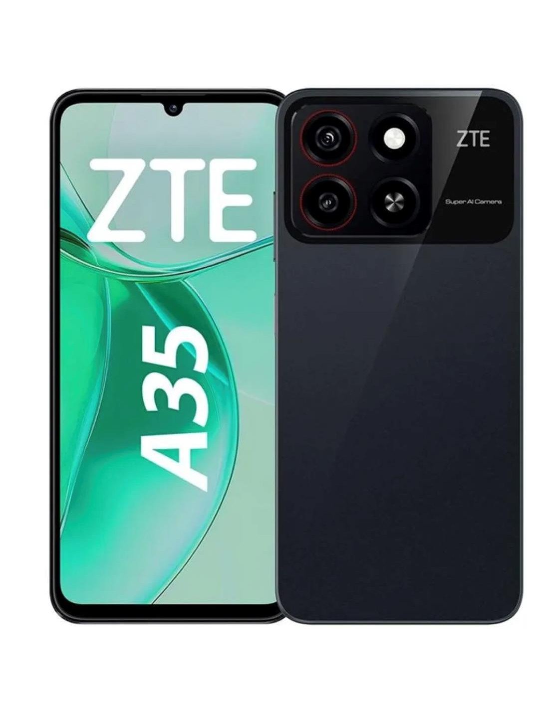 Zte Blade A35 6.75" 2+4GB 64GB Doble Cámara Starry Black