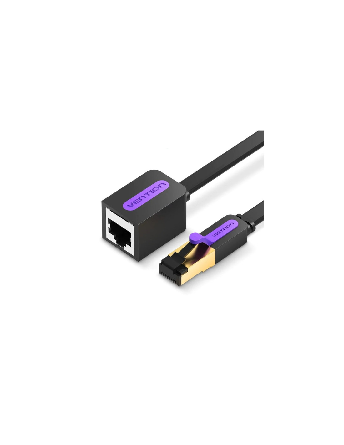 Vention Cable Alargador de Red RJ45 UTP ICBBL Cat.7/ 10m/ Negro