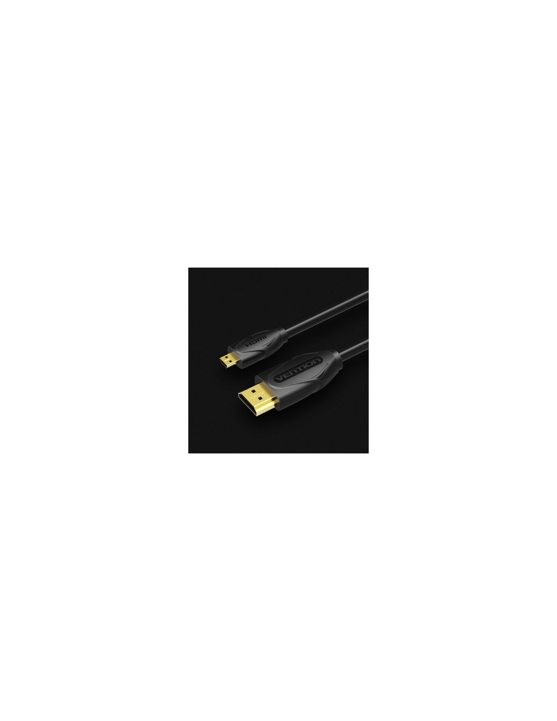 Vention Cable HDMI VAA-D03-B200/ HDMI Macho - Mini HDMI Macho/ 2m/ Negro
