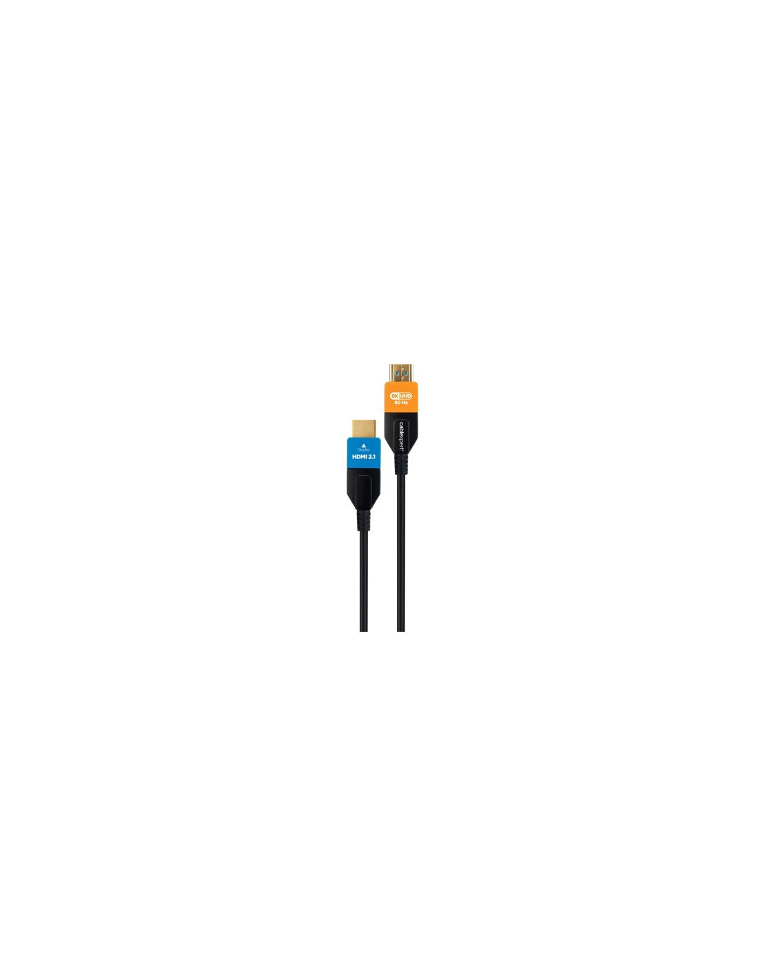Gembird CC-HDMI8K-AOC-20M cable HDMI HDMI tipo A (Estándar) Negro, Azul, Naranja