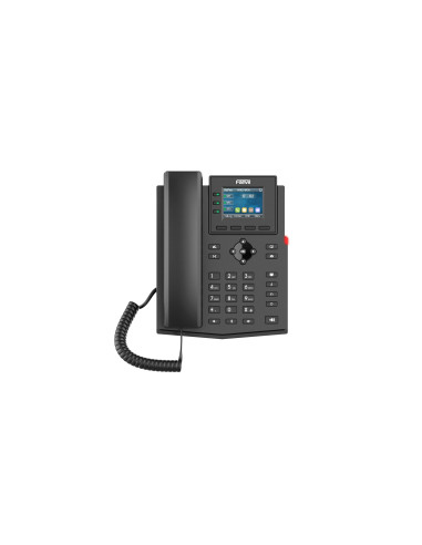 Fanvil X303P teléfono IP Negro 4 líneas LCD